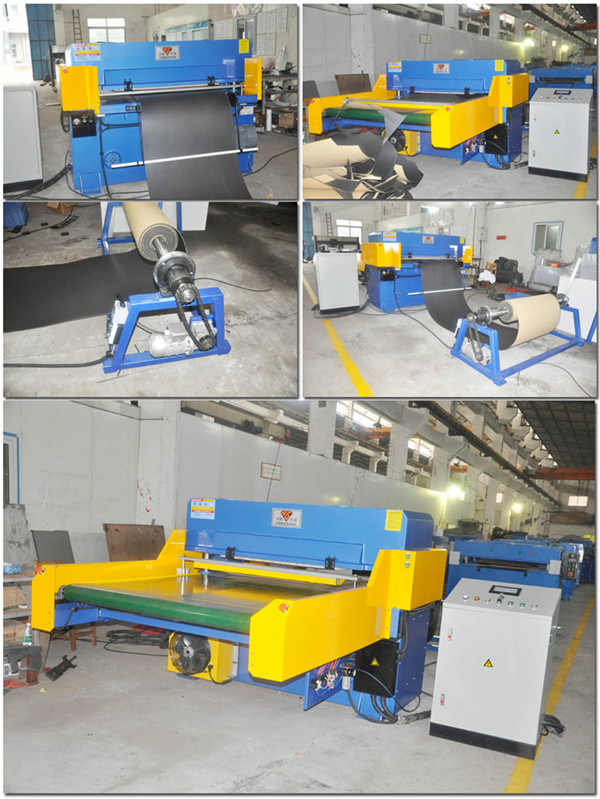 Automatic roller feeding hydraulic die cutting machine