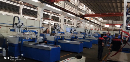 Long sheets auto feeding cutting press machine