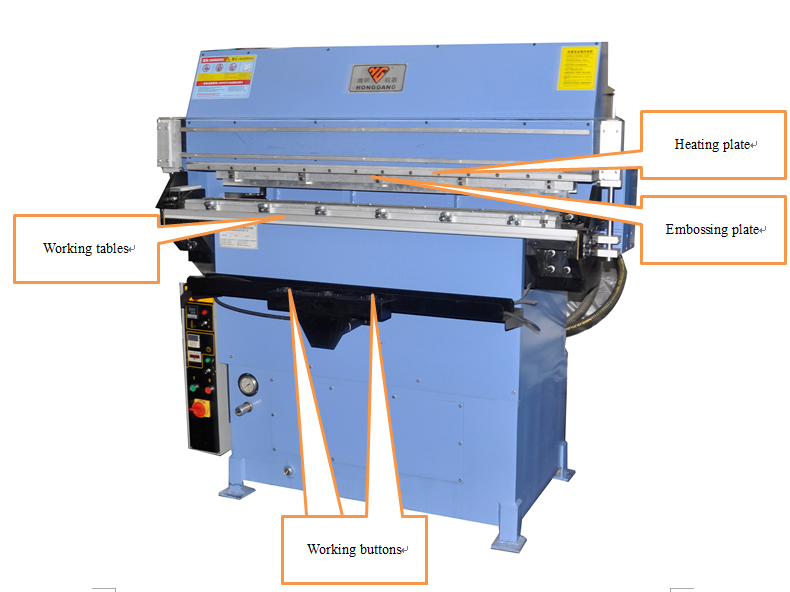 Hg-E120t Hydraulic Automatic Leather Embossing Machine - China