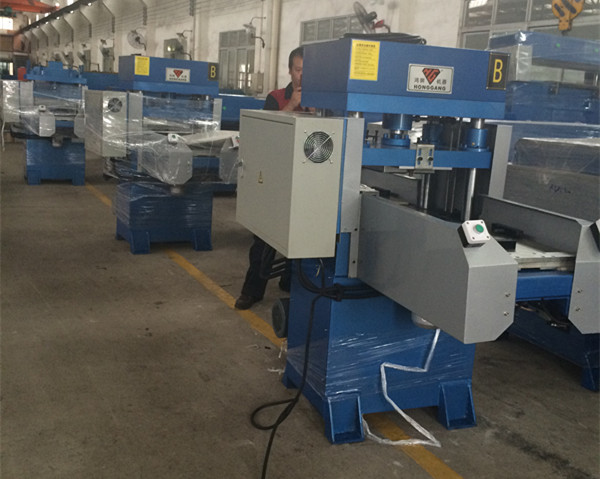 15 tons semi-auto double-side hydraulic press cutting machine