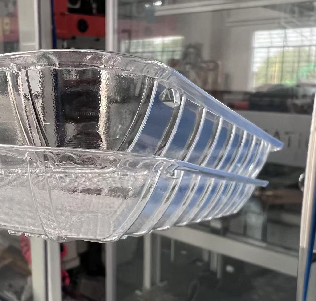 PET Fresh Meat Tray with edge curled