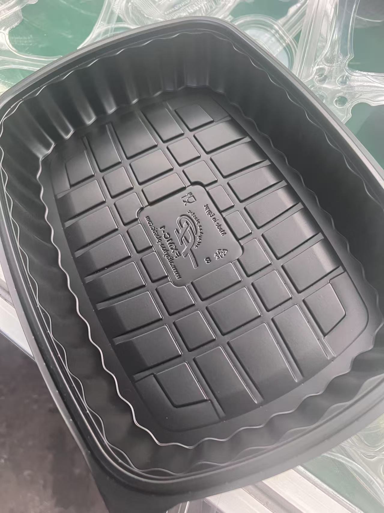 PP Lunch tray with 4 divided cover to Egypt DM60 (2)