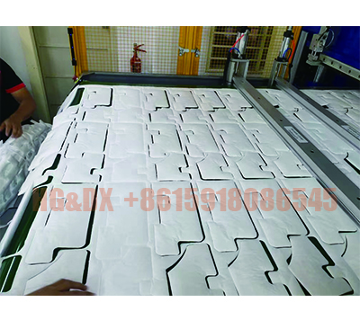 Automatic Heat sealed diecut/converting machine for 3M thinsulate insulation material