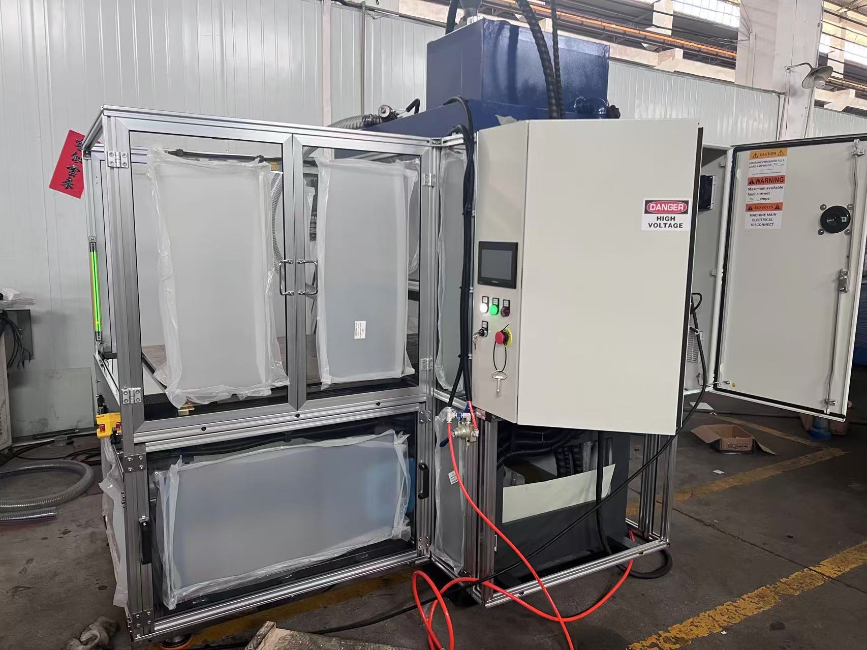 Cleanroom die cutting machine,  With Wasting Powder Sucking (3)