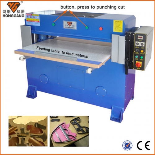 Leather wallets die cutting machine