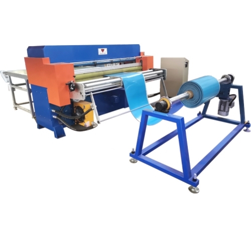 Roller Feeding Automatic Cutting Machine / Jute Cloth Fabric Cutting Machine
