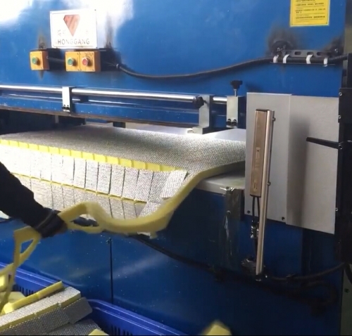 HG-B60T Manual Scouring Pad Cutting Press Machine