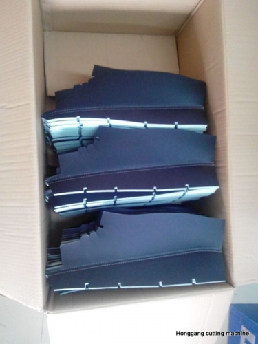 PU leather car interior die cutting