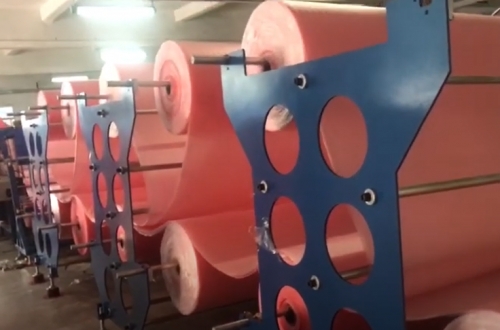 HG-B100T multi-layer epe foam roll cutting machine