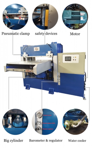 1000 pcs 2000 pcs large 500 tons 600 tons jigsaw cutting press with CE