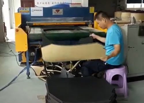 Self-adhesive PU foam Die Cutting Press Machine