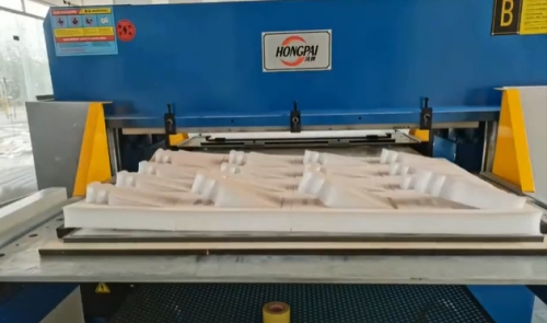 Wine bottle Insert Foam Tray Die Cutting Machine