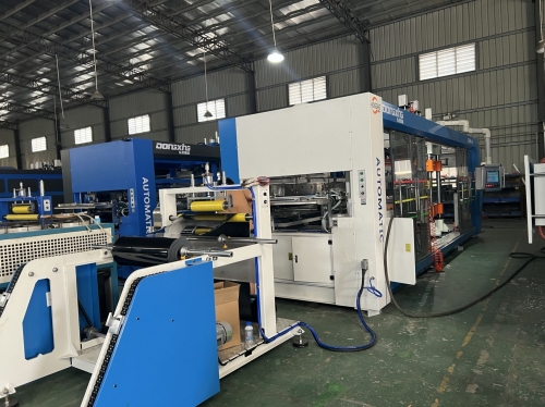 DM60 PS Sushi Tray 3 station Thermoforming Cutting Machine/Production line