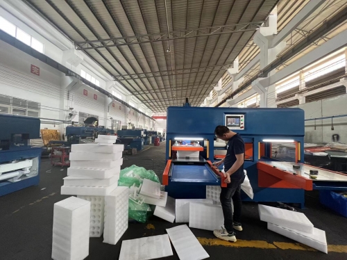 Double Station EPE Foam Hot Bonding Machine