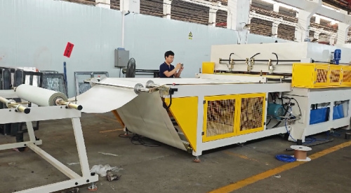 Glass fiber rolls full auto feeding cutting machine by customized