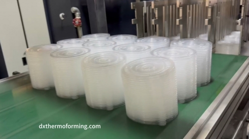 37 cycles per min for PP cover/lids auto thermoforming machine