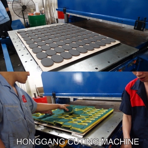 HG-B100T Single-Table Kitchen Sponge Die Cutting Press 