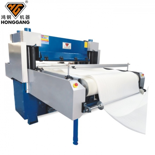 roller feeding hydraulic die cutting press