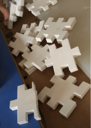 EVA foam puzzle die cutting machine
