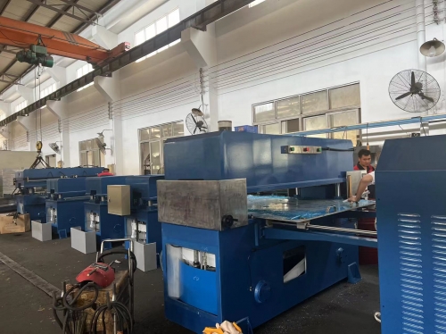 Manual Sliding Table Cutting Press with PLC 